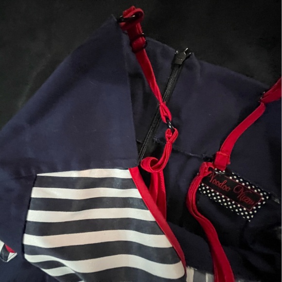 Voodoo vixen stripe dress size M - Picture 6 of 9